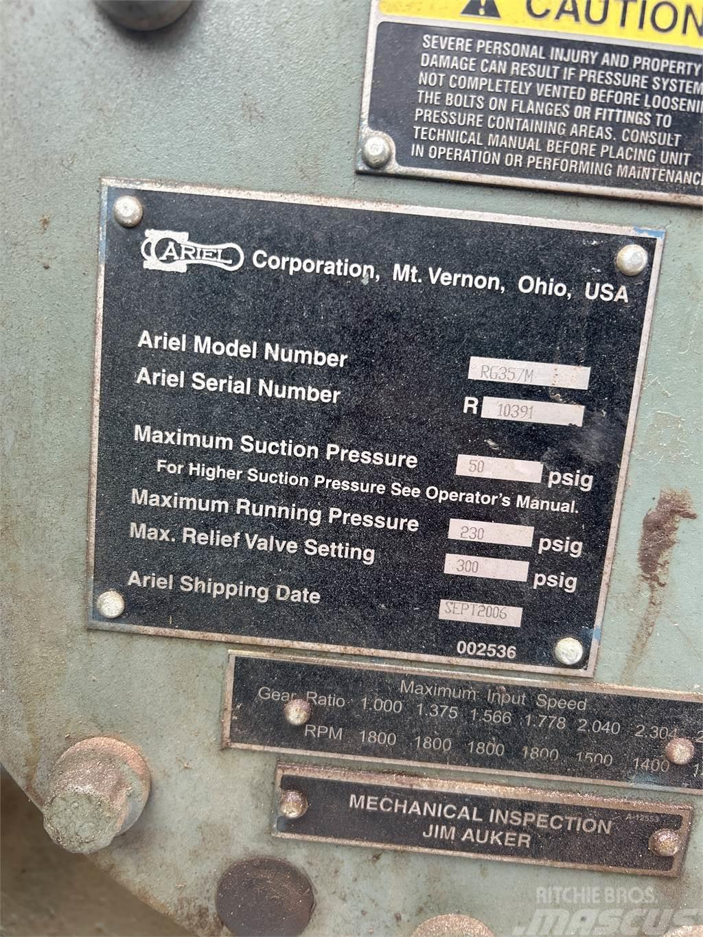 Ariel Compressor RG357M Gaz kompresyon ekipmanları