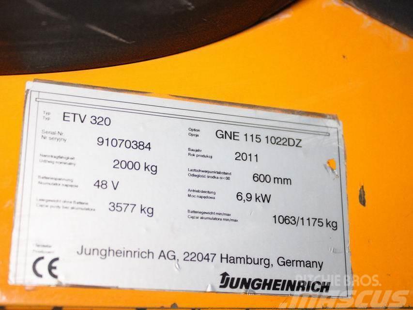 Jungheinrich ETV 320 GNE115-1052DZ Reach truck - depo içi istif araçları