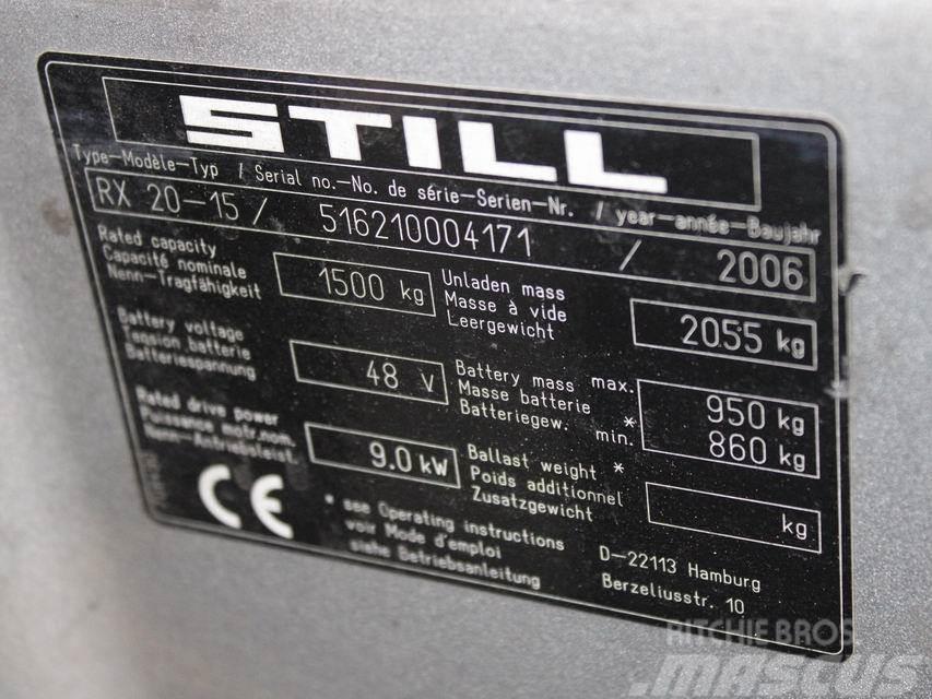 Still RX 20-15 6210 Elektrikli forkliftler