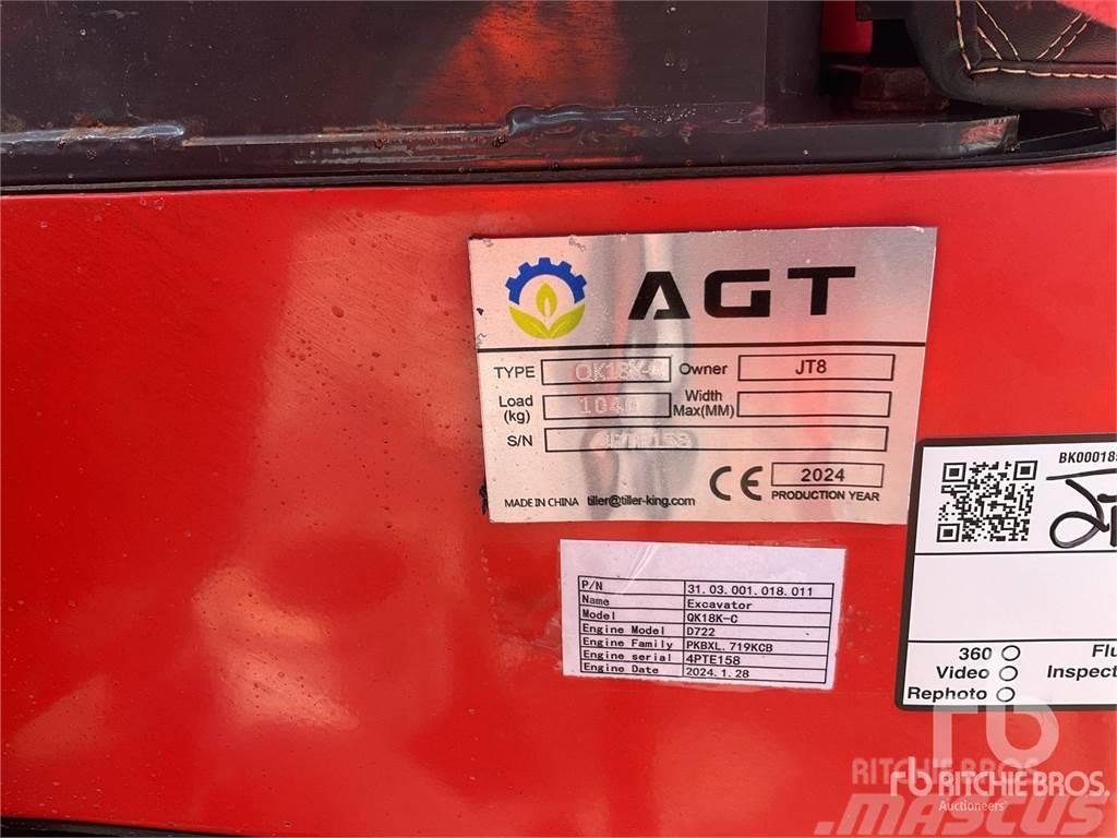 AGT QK18K-C Mini ekskavatörler, 7 tona dek
