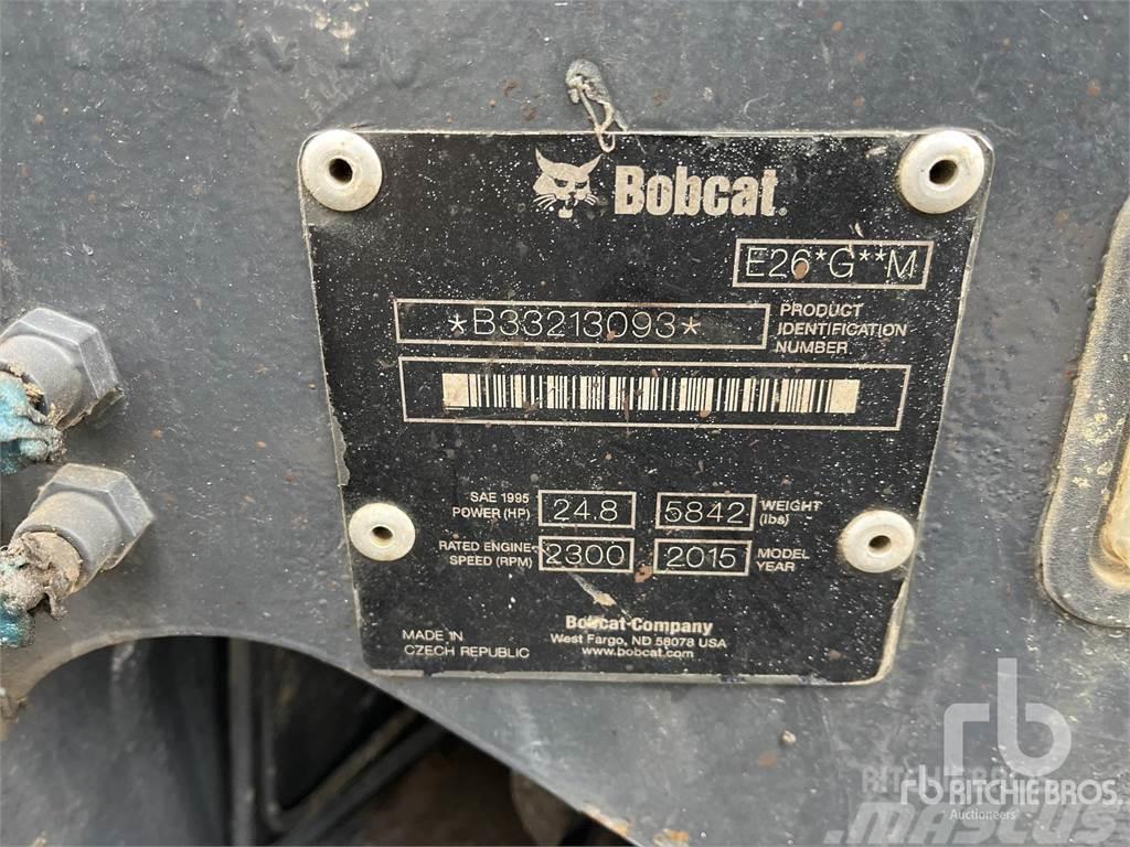 Bobcat E26 Mini ekskavatörler, 7 tona dek