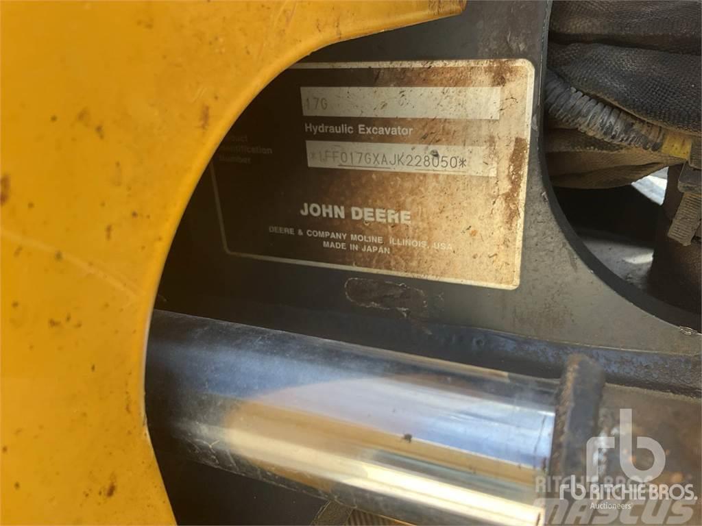 John Deere 17G Mini ekskavatörler, 7 tona dek