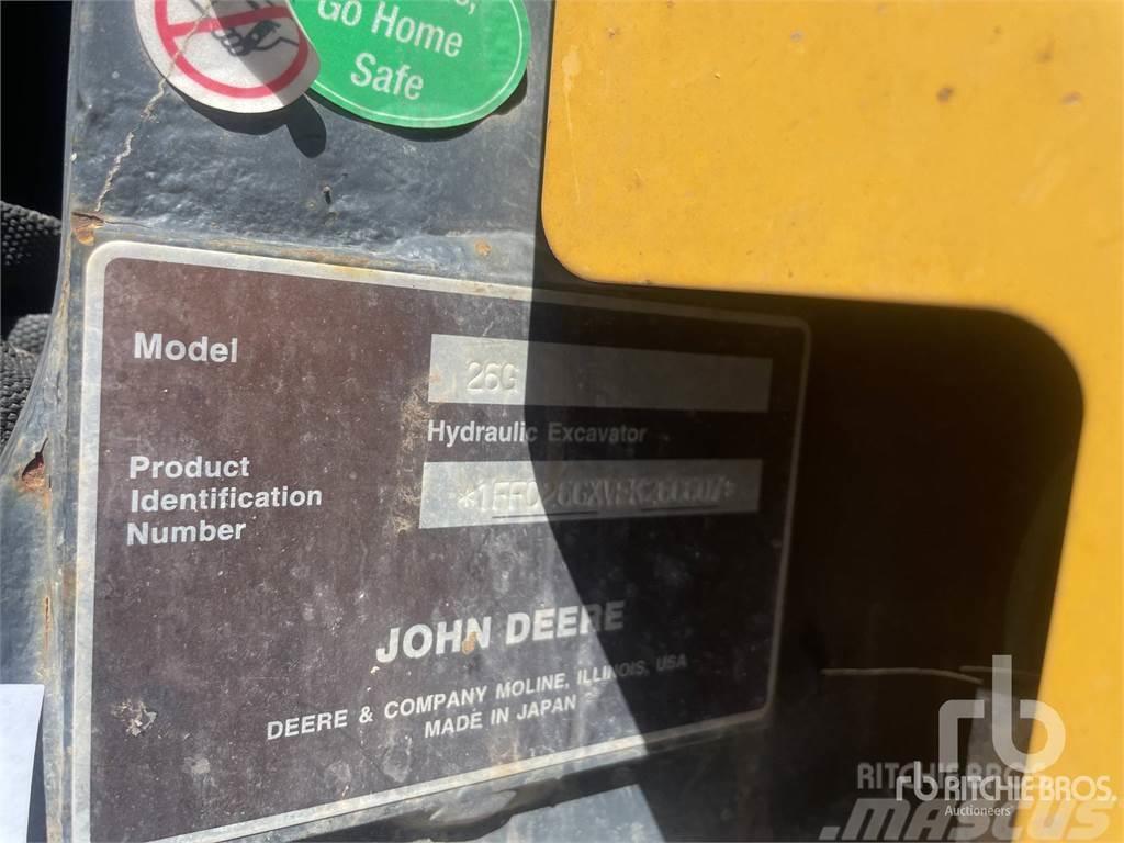 John Deere 26G Mini ekskavatörler, 7 tona dek