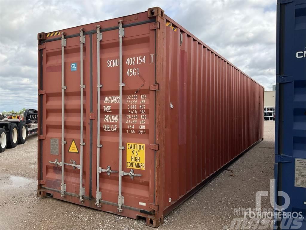  KJ 40 ft High Cube Özel amaçlı konteynerler