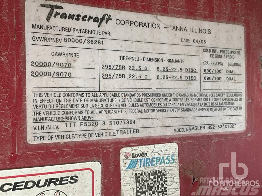 Transcraft 53 ft T/A Spread Axle Flatbed çekiciler