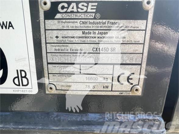 CASE CX145DSR Paletli ekskavatörler