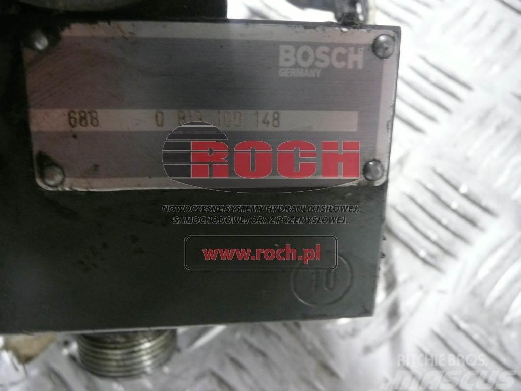 Bosch 688 0813100148 - 1 SEKCYJNY + ELEKTROZAWÓR + CEWKI Hidrolik