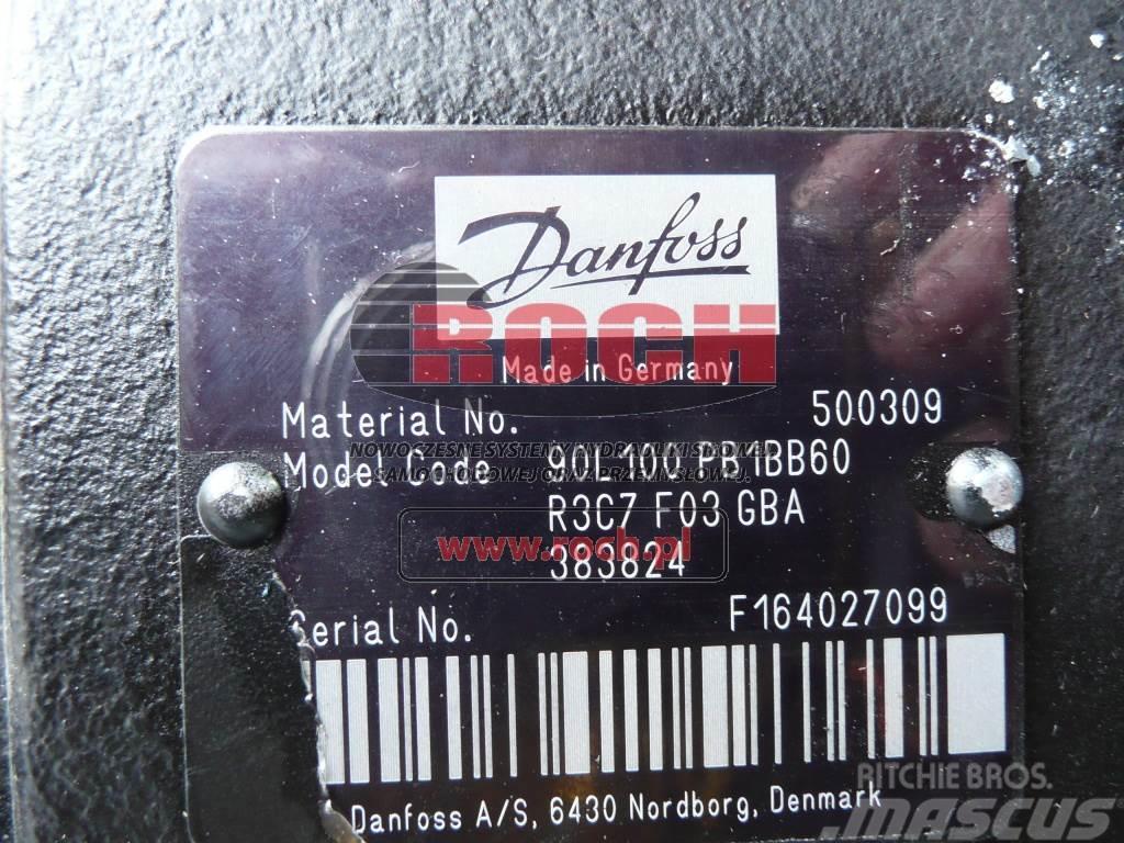 Danfoss 500309 90L100PB1BB60 R3C7F03GBA 383824 Hidrolik