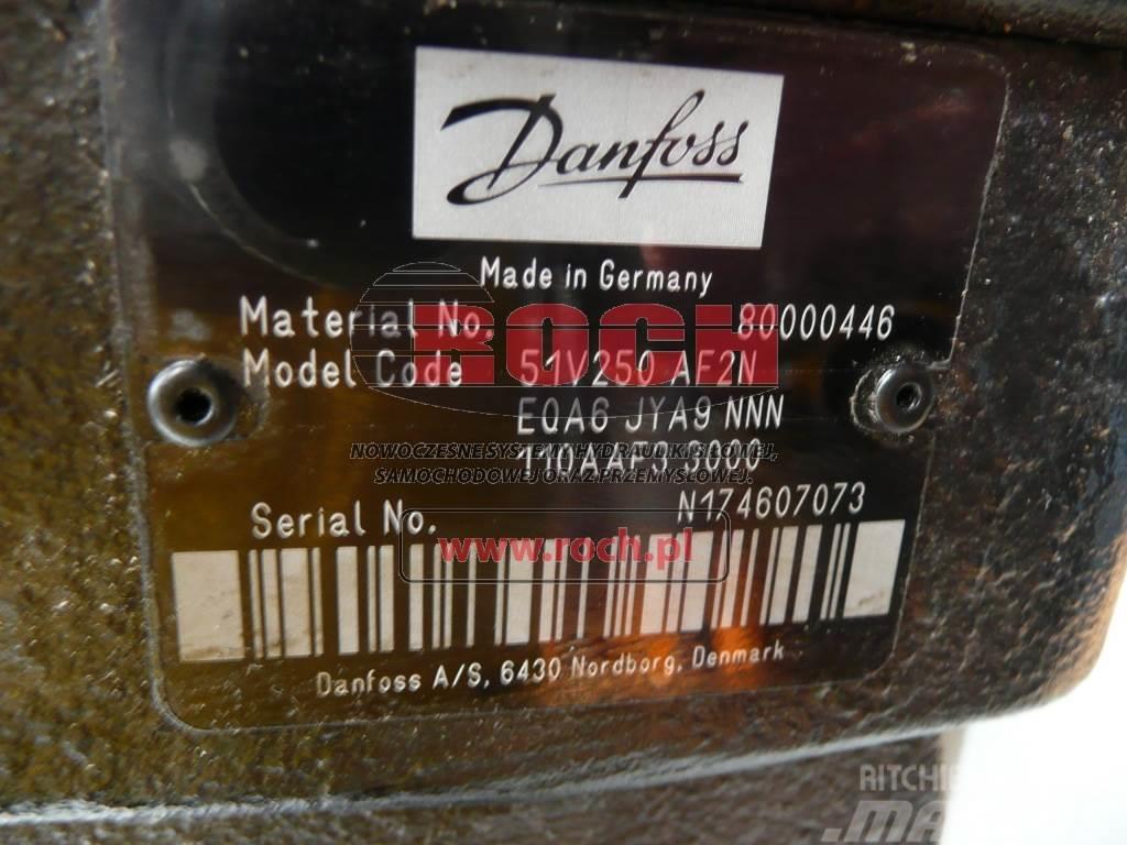 Danfoss 80000446 51V250AF2N E0A6 JYA9 NNN 110AAF3 3000 Motorlar