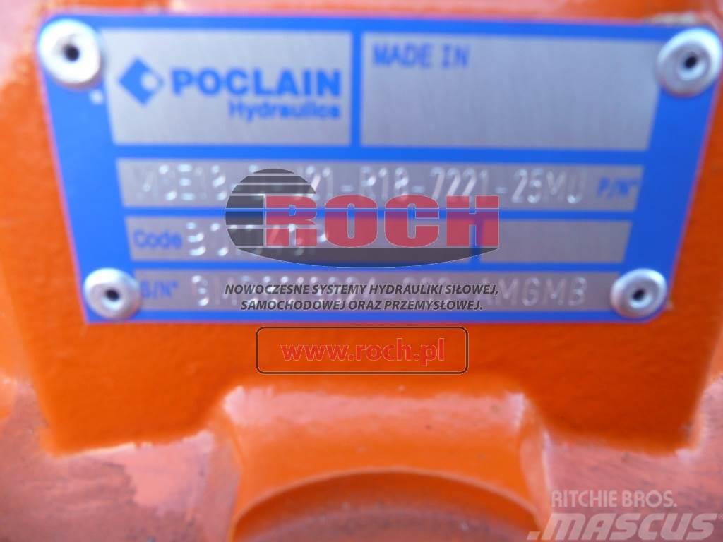 Poclain MSE18-D-J21-R18-7221-25MV B01049P Motorlar