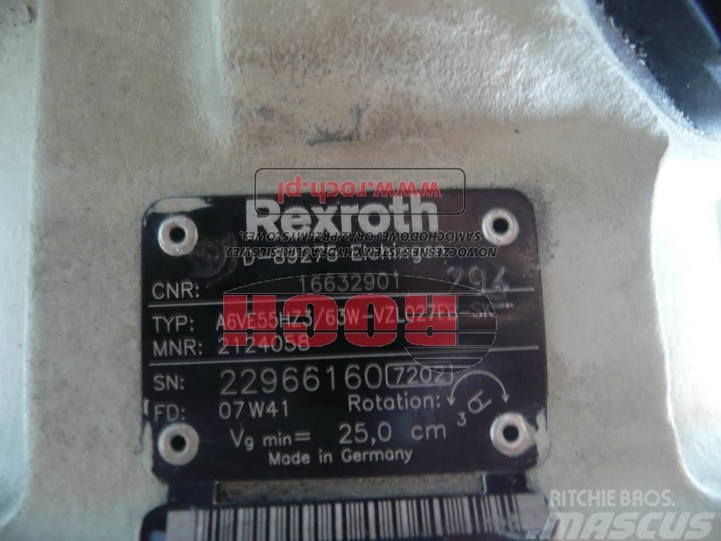 Rexroth A6VE55HZ3/63W-VLZ027FB-SK 2124058 16632901 + GFT17 Motorlar