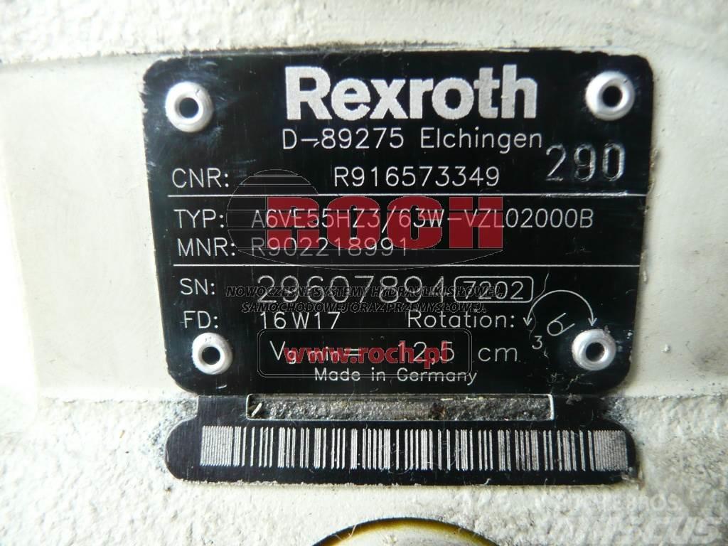 Rexroth A6VE55HZ3/63W-VZL02000B Motorlar