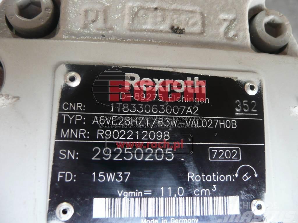 Rexroth + BONFIGLIOLI A6VE28HZ1/63W-VAL027H0B 1T833063007A Motorlar
