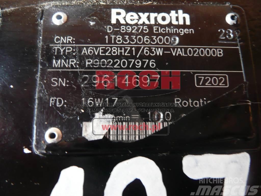Rexroth + BONFIGLIOLI A6VE28HZ1/63W-VAL02000B R902207976 1 Motorlar