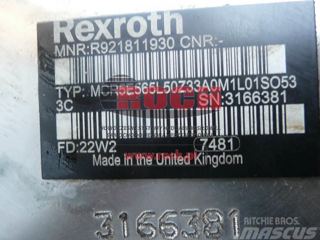 Rexroth MCR5E 565L50Z33A0M1L01S0533C Motorlar