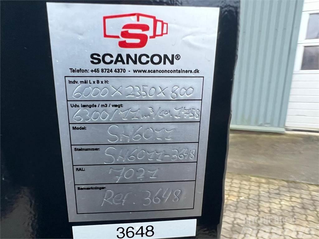  Scancon SH6011 Hardox 11m3 - 6000 mm container Platformlar