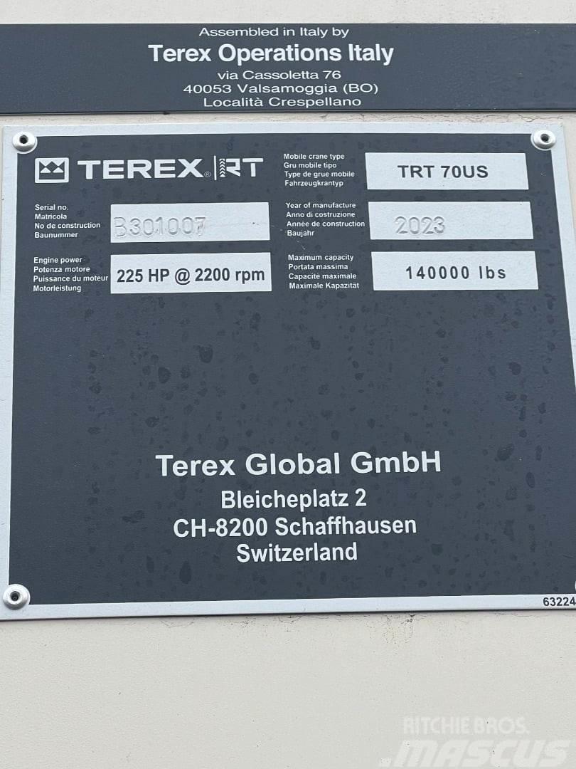Terex TRT 70 Arazi Tipi Vinçler (RT)