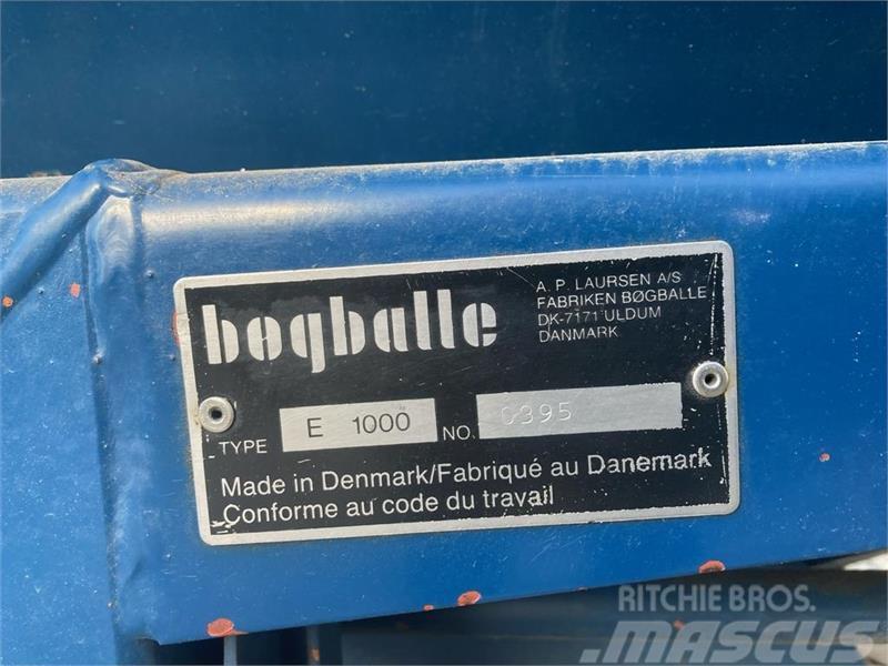 Bogballe E 1000 Gübre dagitma tankerleri