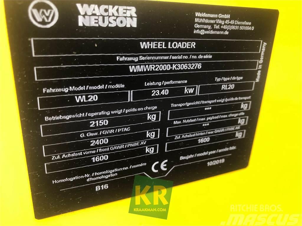 Wacker Neuson WL20 WIELLADER Ön yükleyici ve kazicilar