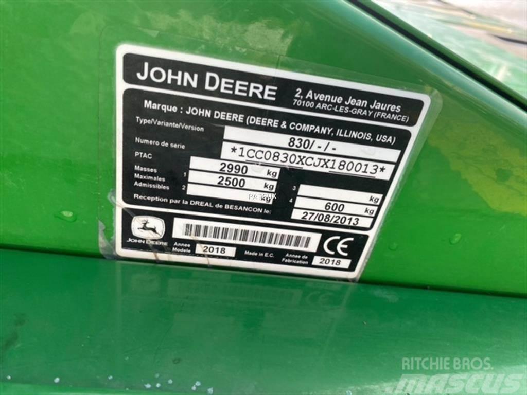 John Deere 830 Diskli çayir biçme makinasi