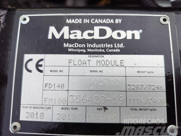MacDon FD 140 Biçerdöver aksesuarlari