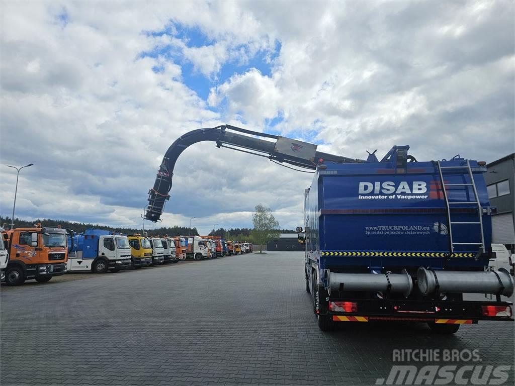 Scania DISAB ENVAC Saugbagger vacuum cleaner excavator su Atik kamyonlari