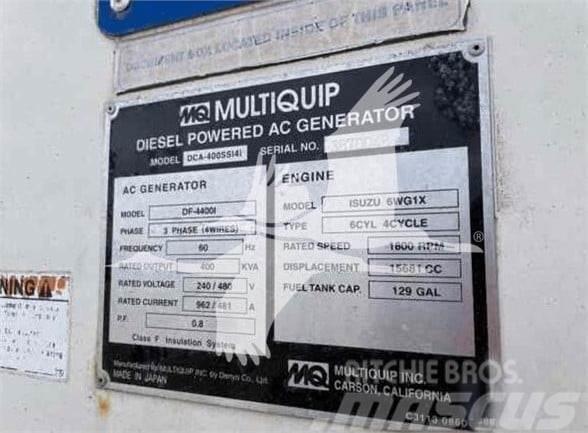 MultiQuip WHISPERWATT DCA400SSI4i Gaz Jeneratörleri