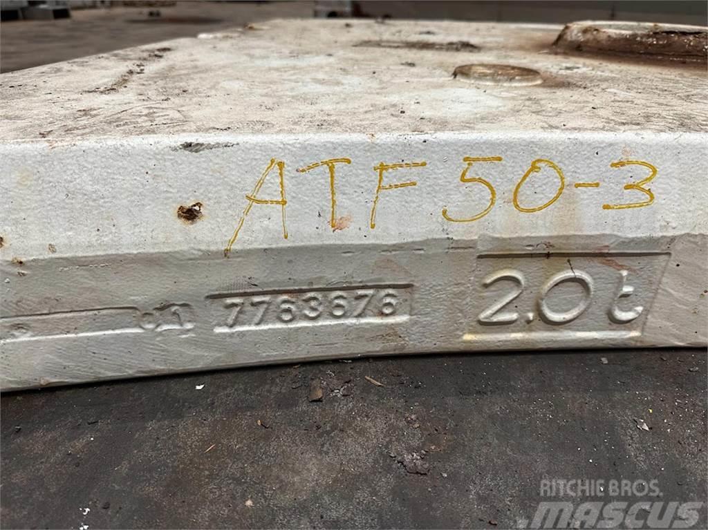 Faun ATF 50-3 counterweight 2 ton Vinç parçalari