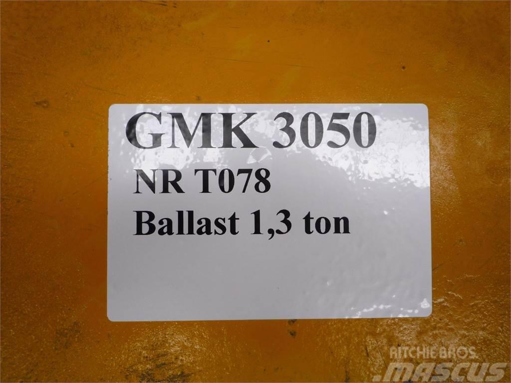 Grove GMK 3050 counterweight 1,3 ton Vinç parçalari