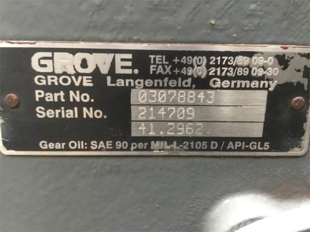 Kessler Grove GMK 3055 diff box axle nr 1 Vinç parçalari