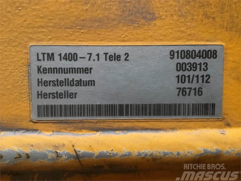 Liebherr LTM 1400-7.1 telescopic section 2 Vinç parçalari