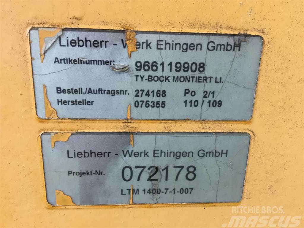 Liebherr LTM 1400-7.1 TY-bracket left pre-ass Vinç parçalari