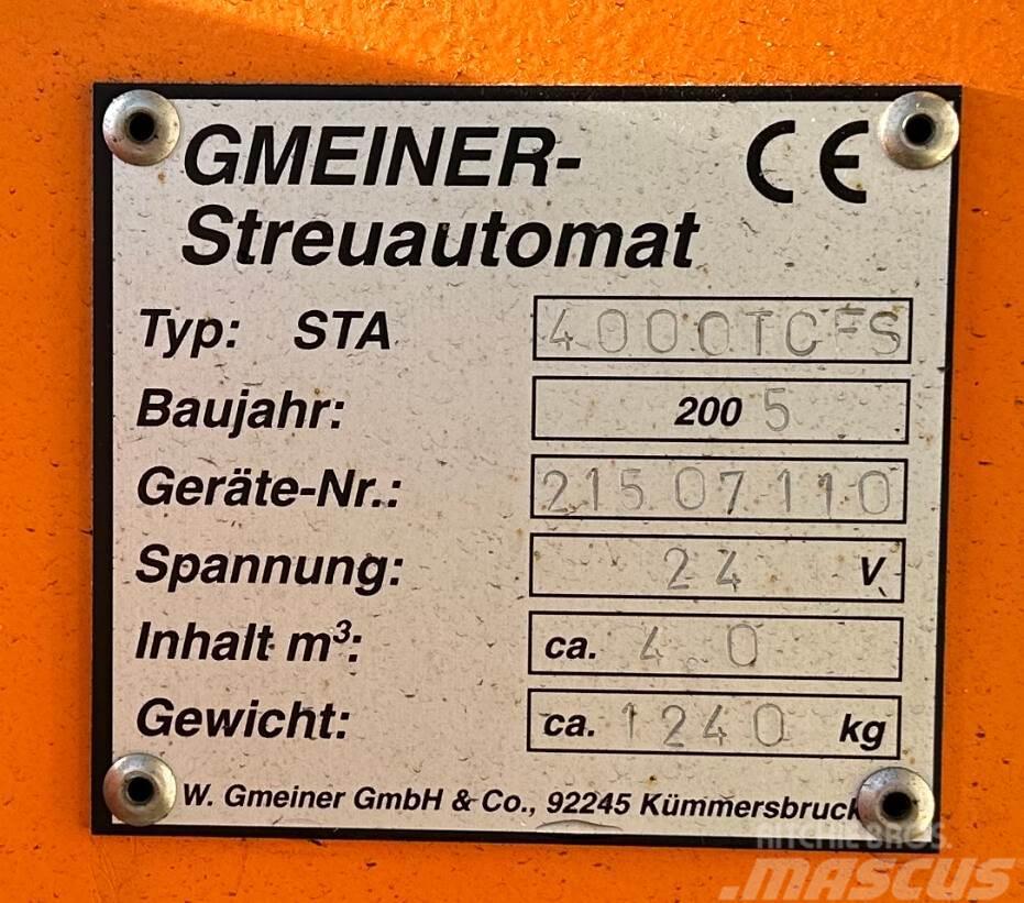 Unimog Salzstreuer Gmeiner 4000TCFS Kum ve tuz serpiciler