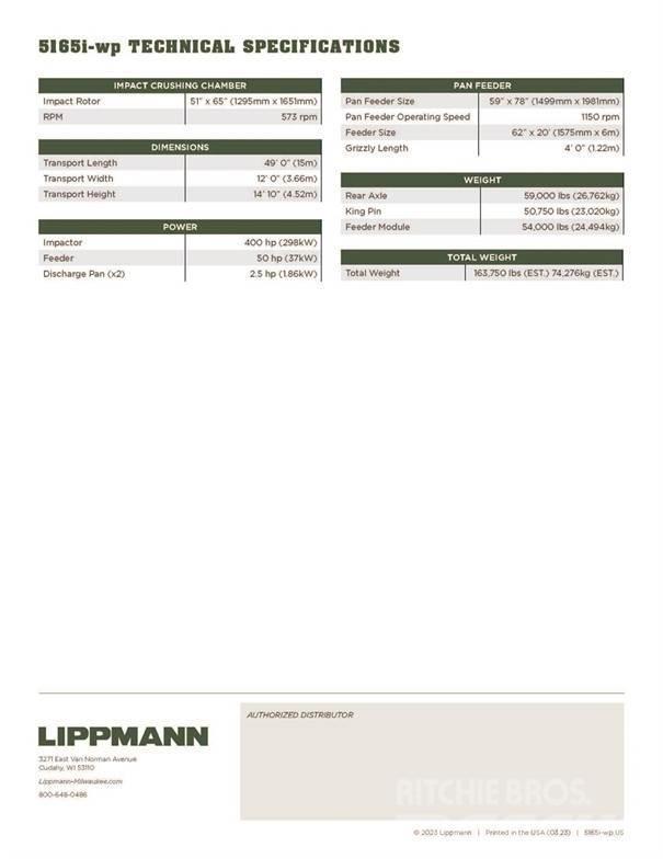 Lippmann 5165i WP Kırıcılar