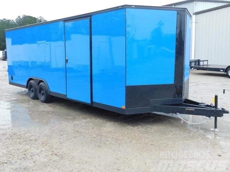  Covered Wagon Trailers 8.5x24 Vnose with 7' inside Diger