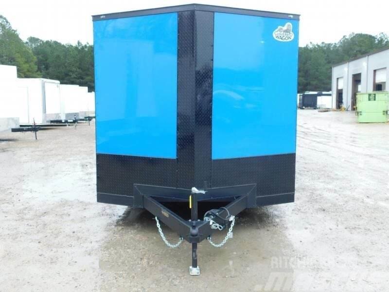  Covered Wagon Trailers 8.5x24 Vnose with 7' inside Diger