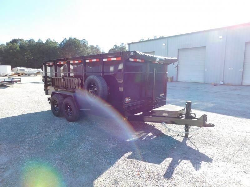  Covered Wagon Trailers Prospector 7x14 Telescoping Diger