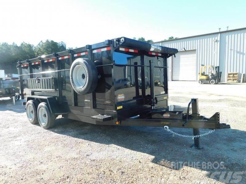  Covered Wagon Trailers Prospector 7x16 Telescoping Diger