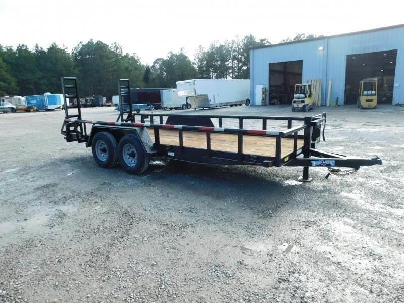 Texas Bragg Trailers 18' Big Pipe with 7000lb Axles Diger
