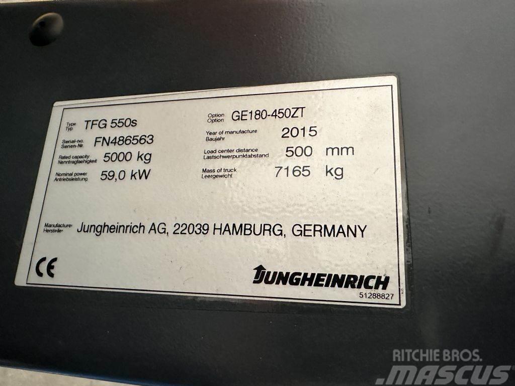 Jungheinrich TFG 550s - nur 1080 Stunden !!! LPG'li forkliftler