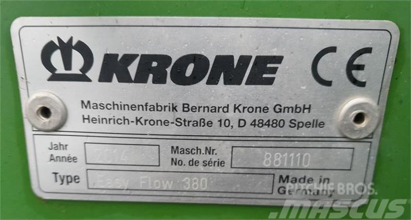 Krone EasyFlow 380 Ot, samanlık ve yem makinesi aksesuarları