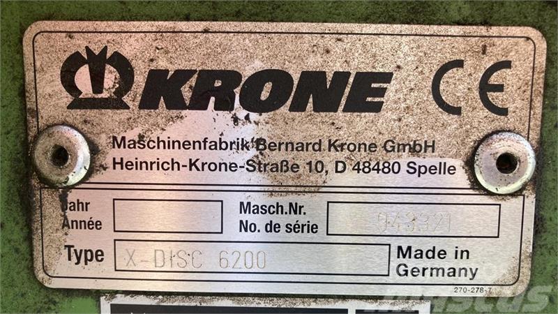 Krone X-Disc 6200 Ot, samanlık ve yem makinesi aksesuarları