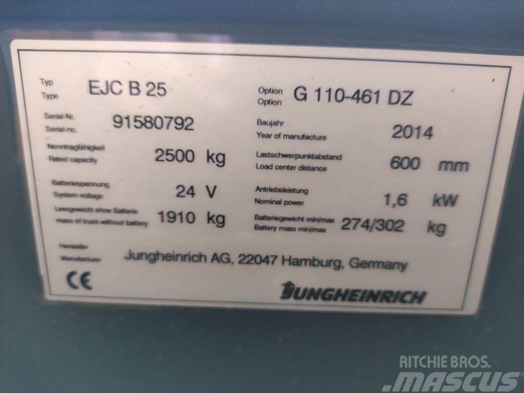 Jungheinrich EJC-B-25-G110-461 DZ Yaya kumandali istif makinasi