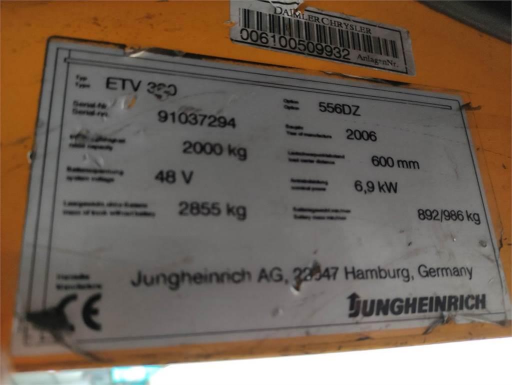 Jungheinrich ETV320 Reach truck - depo içi istif araçları