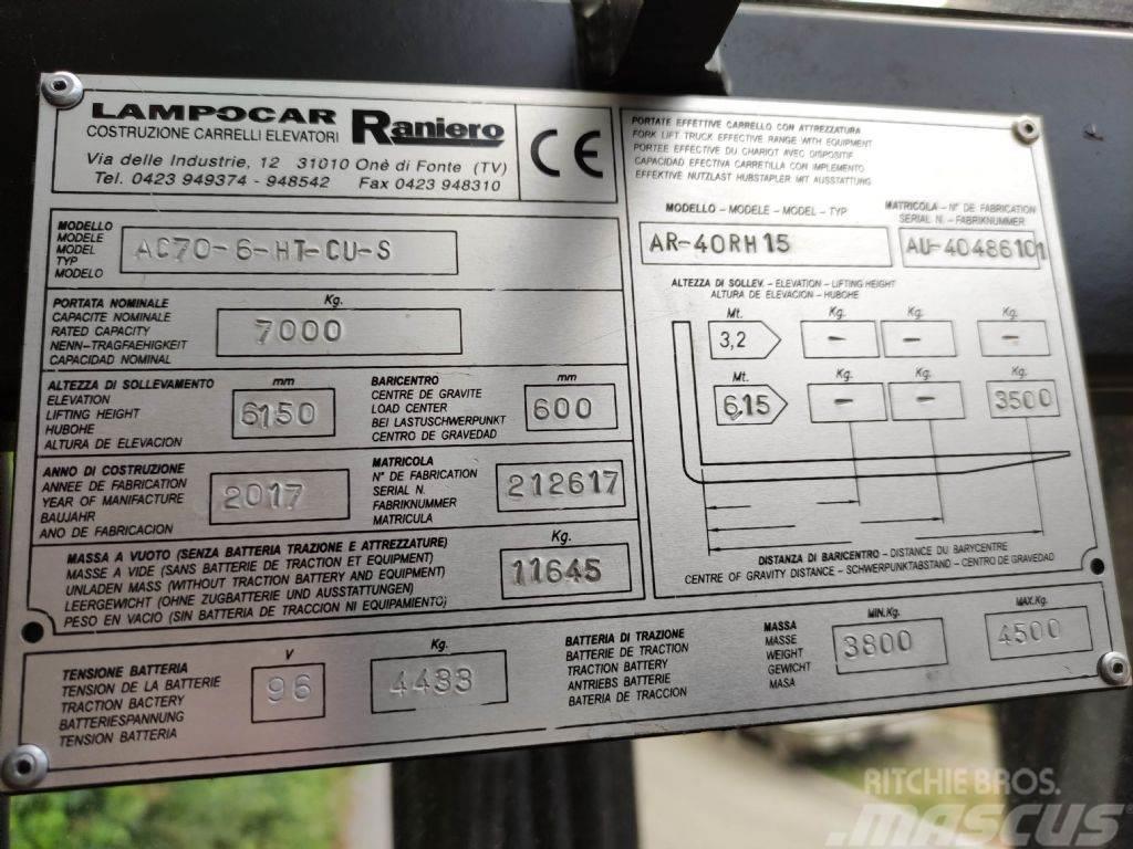  Raniero AC70-6-HT-CU-S Elektrikli forkliftler