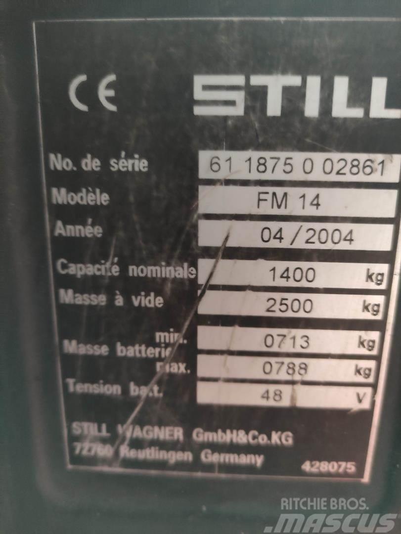 Still FM14 Reach truck - depo içi istif araçları